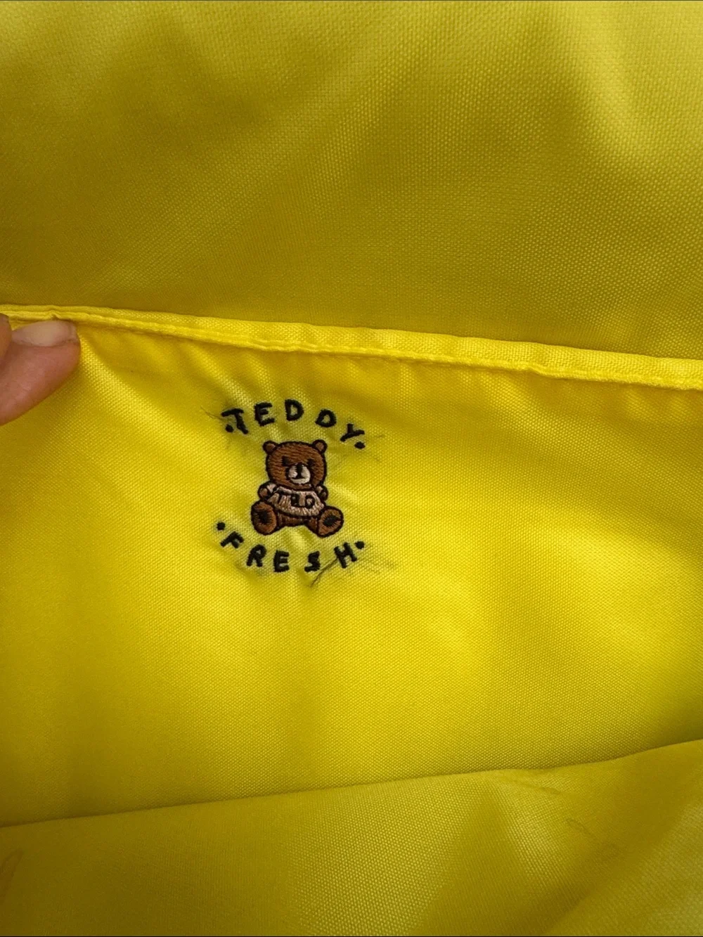 Teddy Fresh Colorblock Canvas Backpack in Pink, Yellow & Teal
